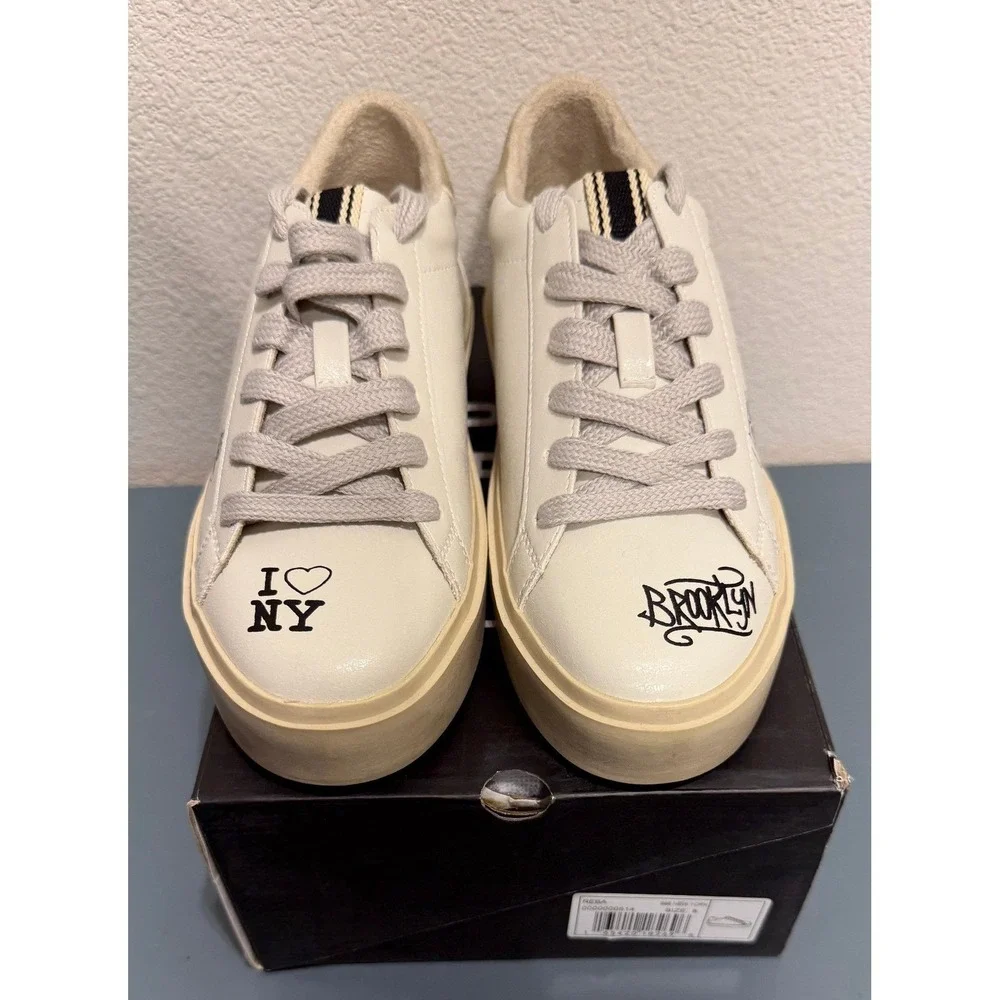 ShuShop‎ Reba 986 New York Platform Sneakers Graphics Women's 8